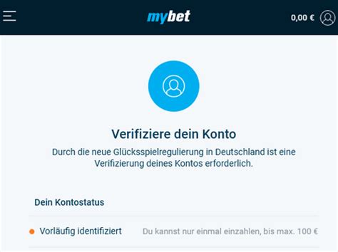 mybet verifizierung